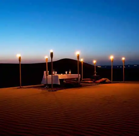 Jaisalmer Exclusive Private Dinner on Sand Dunes